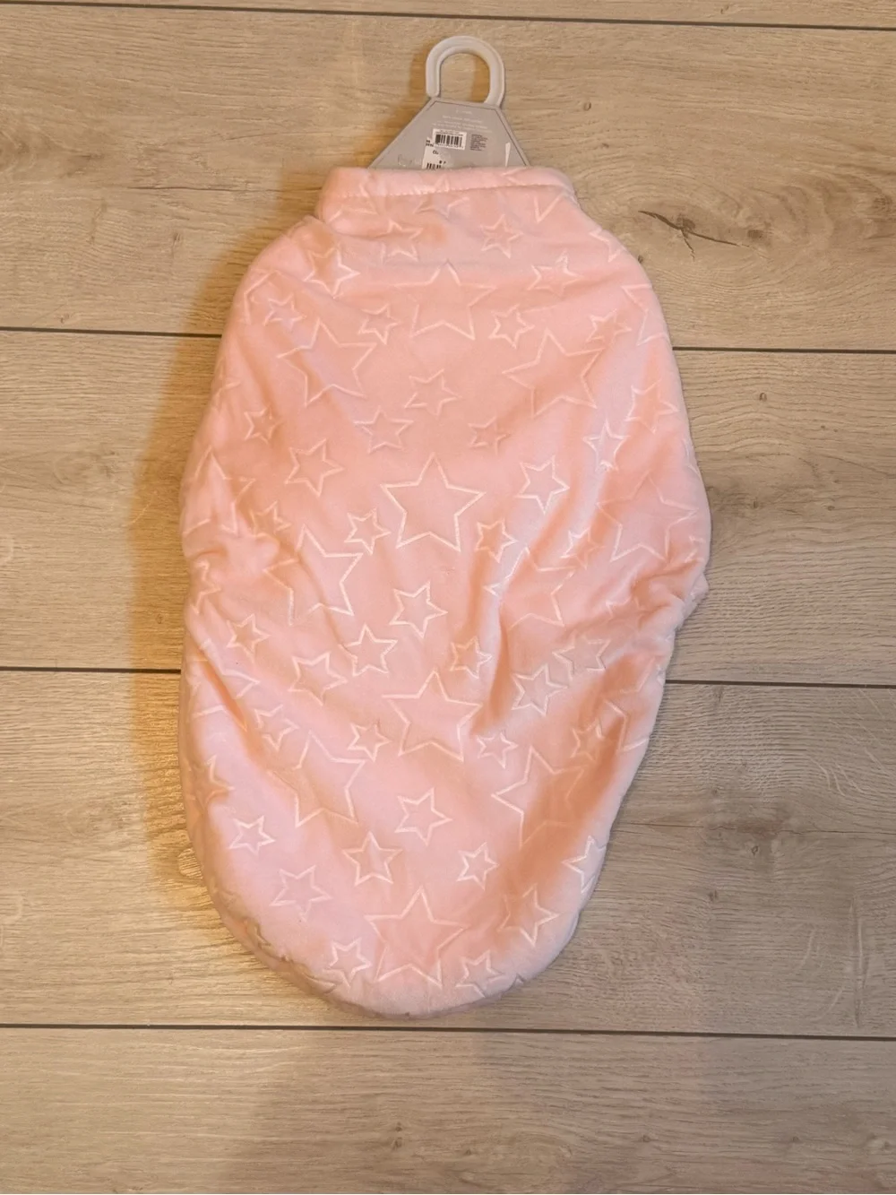 Baby Star Embossed Swaddle Sack - Pink